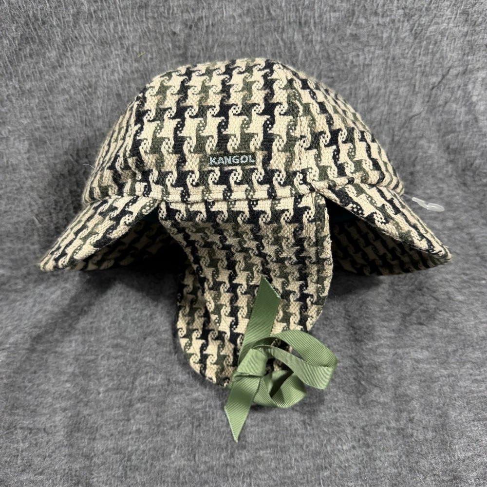 KANGOL Neo Tweed Stingy Deerstalker Hat Sherlock Holmes Size Medium Costume